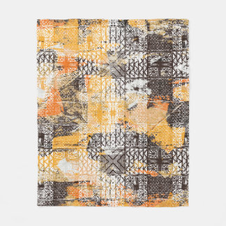 Couverture Polaire Motif déprimé de la tribu Boho géométrique