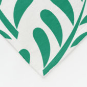 Couverture Polaire Motif des baies de mistletoe de Noël (Coin)