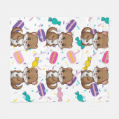 Couverture Polaire Motif des bonbons (Devant (Horizontal))