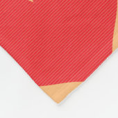 Couverture Polaire Motif des Bright Red Hearts (Coin)