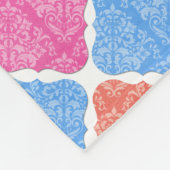 Couverture Polaire Motif des diamants de la Patchwork (Coin)