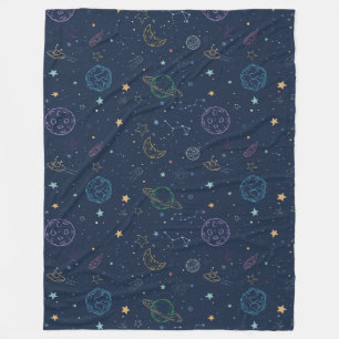 Couverture Polaire Motif des éléments spatiaux