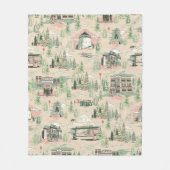 Couverture Polaire Motif des emplacements de derry (Devant)