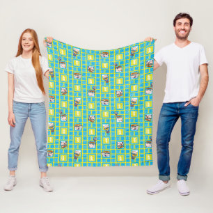 Couverture Polaire Motif des expériences de laboratoire de Dexter