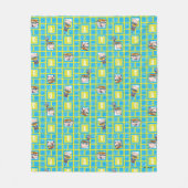 Couverture Polaire Motif des expériences de laboratoire de Dexter (Devant)