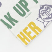 Couverture Polaire Motif des expressions inspirantes (Coin)