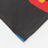 Couverture Polaire motif des fils d'adn (Coin)