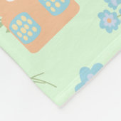 Couverture Polaire motif des hiboux (Coin)