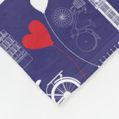 Couverture Polaire Motif des monuments de Londres (Coin)