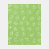 Couverture Polaire Motif des oeufs de Pâques (Devant)