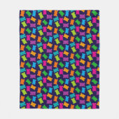Couverture Polaire Motif des ours de gomme (Devant)