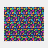 Couverture Polaire Motif des ours de gomme (Devant (Horizontal))