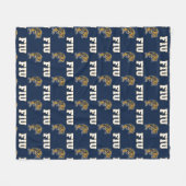 Couverture Polaire Motif des Panthers de la FIU (Devant (Horizontal))