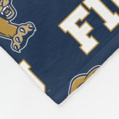 Couverture Polaire Motif des Panthers de la FIU (Coin)