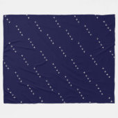 Couverture Polaire Motif des petits avions qui traversent le ciel ble (Devant (Horizontal))