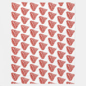 Couverture Polaire Motif des tornades rouges (Devant)