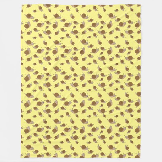 Couverture Polaire Motif d'escargot (Devant)