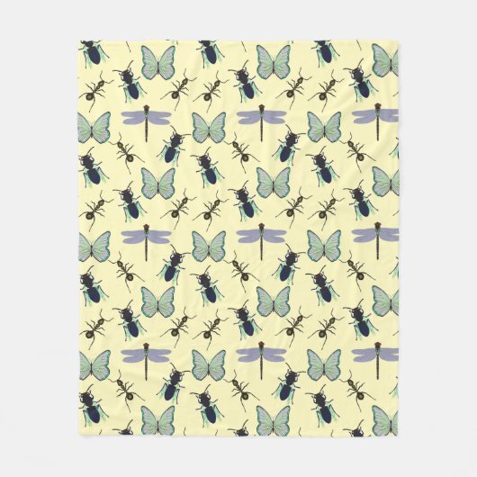 Couverture Polaire Motif d'été (Devant)