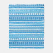 Couverture Polaire Motif d'étoile de David (Devant)