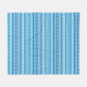 Couverture Polaire Motif d'étoile de David (Devant (Horizontal))