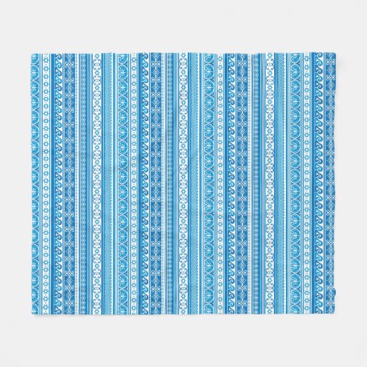 Couverture Polaire Motif d'étoile de David (Devant (Horizontal))