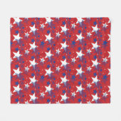 Couverture Polaire Motif d'étoiles (Devant (Horizontal))