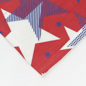 Couverture Polaire Motif d'étoiles (Coin)