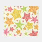Couverture Polaire Motif d'étoiles (Devant (Horizontal))