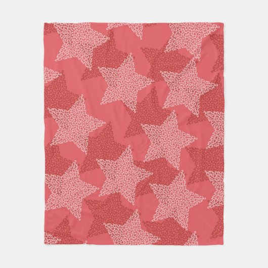 Couverture Polaire Motif d'étoiles (Devant)
