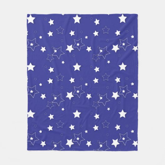Couverture Polaire Motif d'étoiles (Devant)