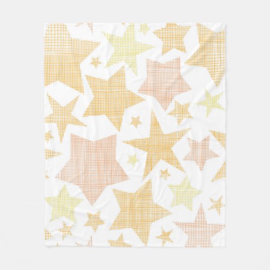 Couverture Polaire Motif d'étoiles (Devant)