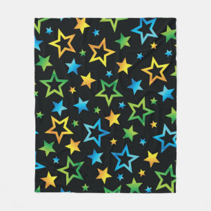 Couverture Polaire Motif d'étoiles