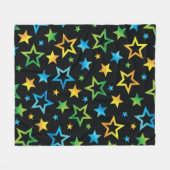 Couverture Polaire Motif d'étoiles (Devant (Horizontal))