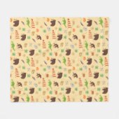 Couverture Polaire Motif d'évolution (Devant (Horizontal))