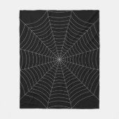 Couverture Polaire Motif d'Halloween gris noir (Devant)