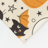 Couverture Polaire Motif d'Halloween rétro (Coin)