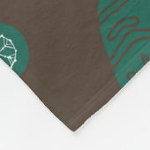 Couverture Polaire Motif d'hiver de Noël (Coin)