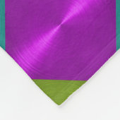 Couverture Polaire Motif Diamant multicolore (Coin)