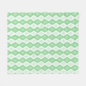 Couverture Polaire Motif diamant vert pomme (Devant (Horizontal))