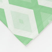 Couverture Polaire Motif diamant vert pomme (Coin)