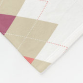 Couverture Polaire Motif Diamond Swirl (Coin)