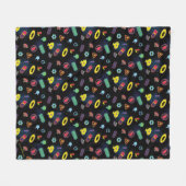 Couverture Polaire Motif d'icône de véhicule Batwheel™ (Devant (Horizontal))