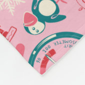 Couverture Polaire Motif d'icône encadrée Elf Holiday (Coin)