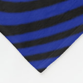 Couverture Polaire Motif d'illusion optique vague (Coin)