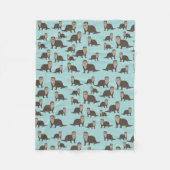 Couverture Polaire Motif d'illustrations de mignon Otter (Devant)