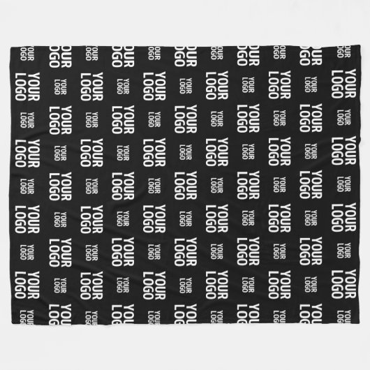 Couverture Polaire Motif d'image, de design ou de logo professionnel (Devant (Horizontal))