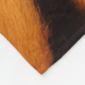 Couverture Polaire Motif d'impression de peau de fourrure de tigre (Coin)