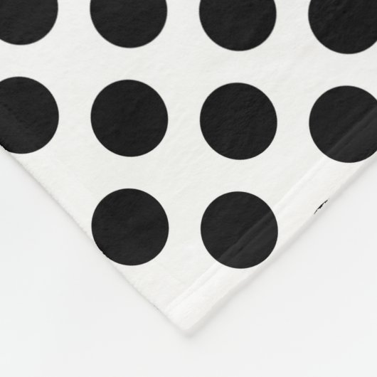 Couverture Polaire Motif d'impression et de points Zebra (Coin)