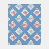 Couverture Polaire Motif d'impression floral traditionnel (Devant)