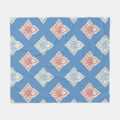 Couverture Polaire Motif d'impression floral traditionnel (Devant (Horizontal))